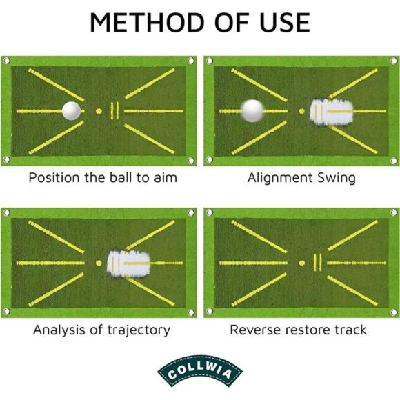 Golf Training Mat for Swing Detection - Golf Training Mat for Golf Game - Picture 5 of 6